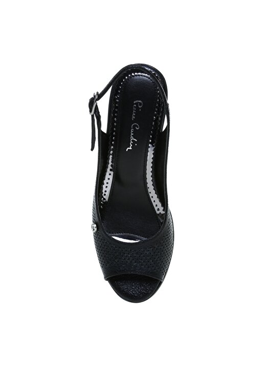 Pierre Cardin Siyah Kadın Topuklu Ayakkabı PC-6660 4