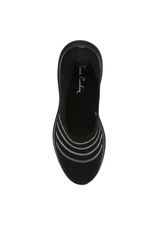 Pierre Cardin Çizgili Siyah Kadın Düz Ayakkabı 4