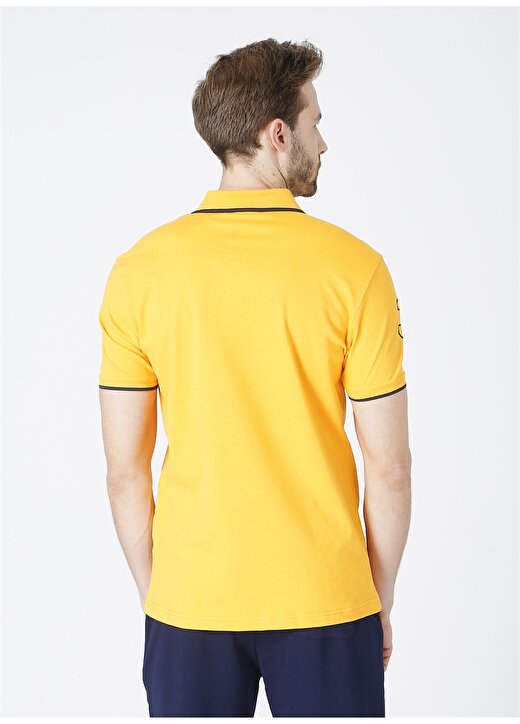 U.S. Polo Assn. Polo Yaka Düz Sarı Erkek Polo T-Shirt GSD01IY021 4