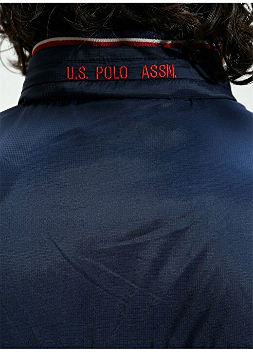 U.S. Polo Assn. NK21YCORPORATE Kapüşonlu Cepli Lacivert Erkek Mont 3