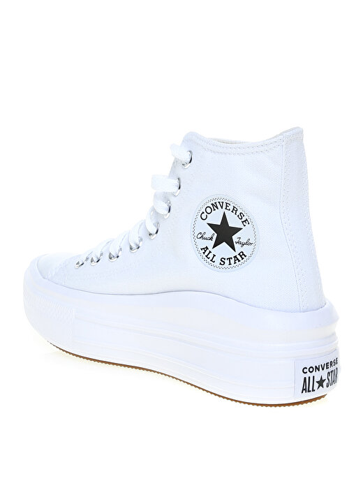 Converse Beyaz Kadın Kanvas Lifestyle Ayakkabı 568498C 2