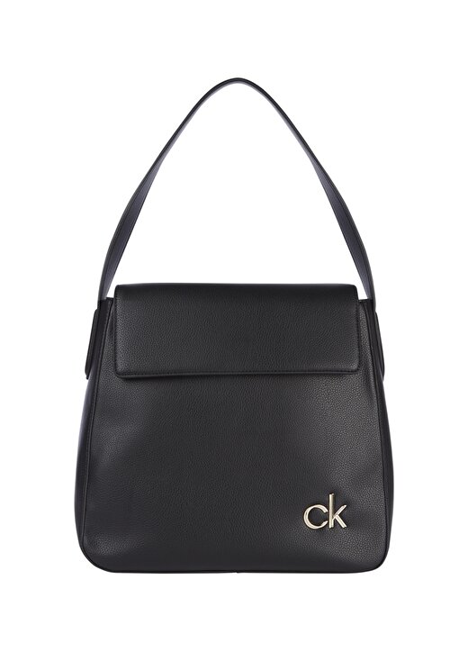 Calvin Klein K60K607923BAX Baskılı Siyah Kadın Omuz Çantası 1