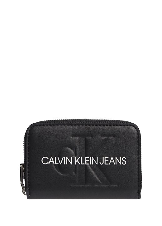 Calvin Klein Kadın Siyah Baskılı Cüzdan 1