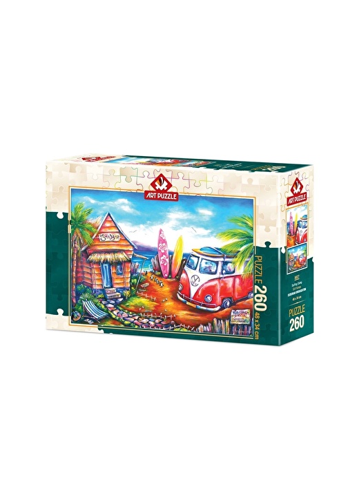 Art Puzzle 5027 Sörf Kampı - 260 Parça Puzzel 1