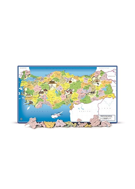 Art Puzzle 5794 Türkiye Siyasi Haritası 81 Parça Frame Puzzle (Stantlı Ürün) 2