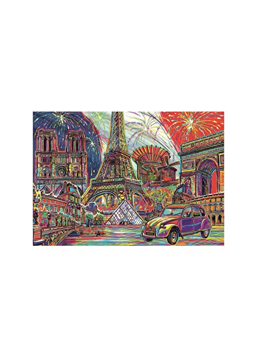 Art Puzzle Kutu Oyunu COLOURS OF PARIS - 1000 PARÇA 2