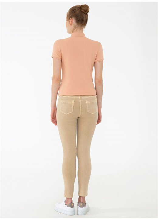 U.S. Polo Assn. Normal Bel Toothpick Kum Kadın Pantolon - Pinto-P 3
