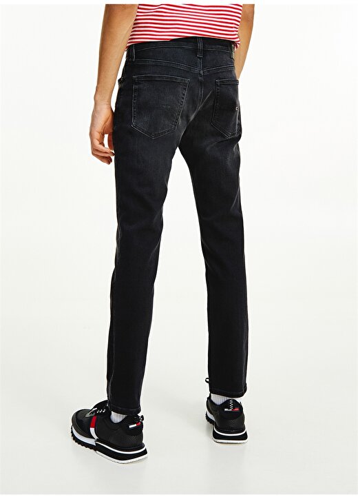 Tommy Jeans Erkek Siyah Denim Pantolon 3