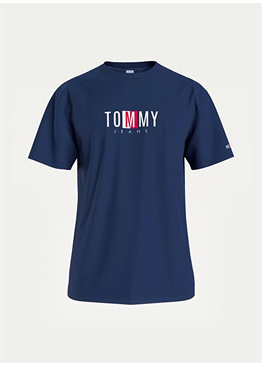 Tommy Jeans Lacivert Erkek T-Shirt 1