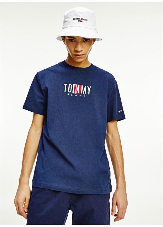 Tommy Jeans Lacivert Erkek T-Shirt 2