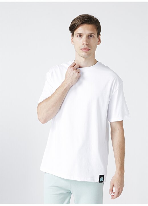 Sweaters Bisiklet Yaka Beyaz Erkek T-Shirt 3