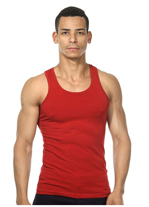Darkzone Kırmızı Erkek İç Giyim Atlet 1