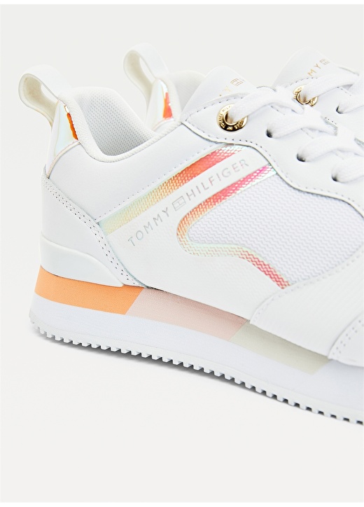 Tommy Hilfiger Pembe - Beyaz Kadın Sneaker 3