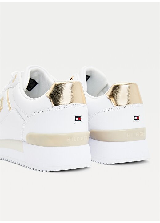 Tommy Hilfiger Kadın Beyaz Sneaker 4