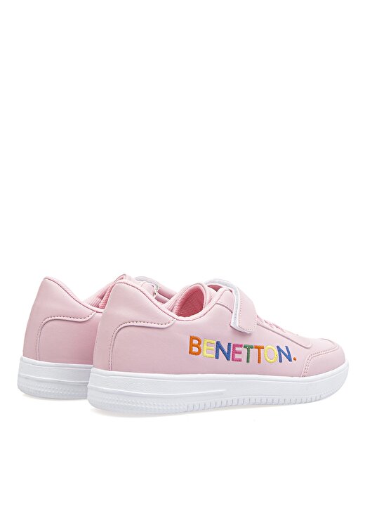 Benetton BN-30018 Düz Pembe Kız Çocuk Yürüyüş Ayakkabısı 4