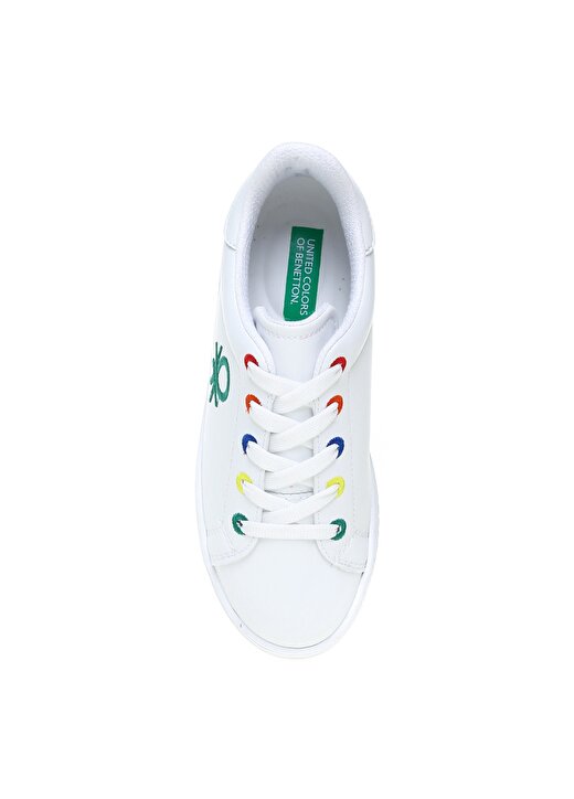 Benetton BN-30022 Düz Beyaz Erkek Çocuk Yürüyüş Ayakkabısı 4