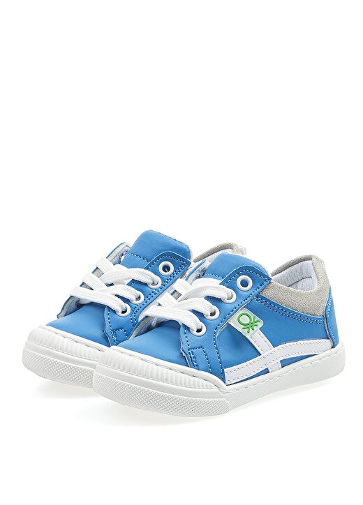 Benetton BN-1016 Düz Mavi Erkek Çocuk Yürüyüş Ayakkabısı 3