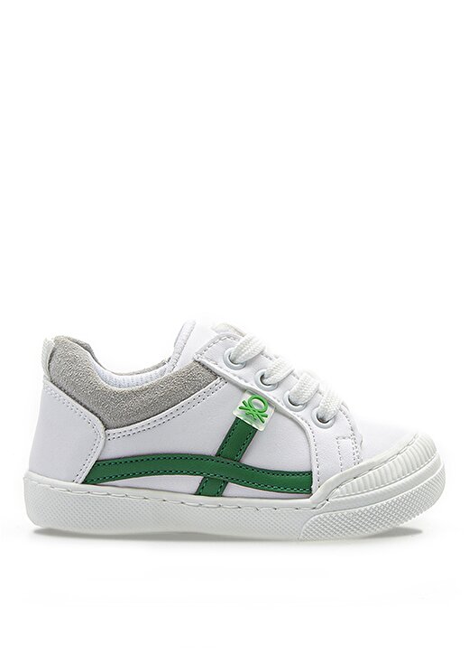 Benetton BN-1016 Düz Beyaz Erkek Çocuk Yürüyüş Ayakkabısı 1