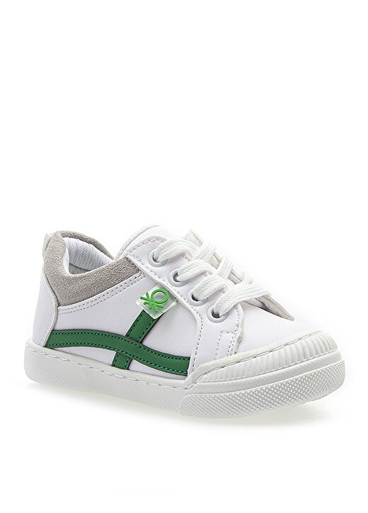 Benetton BN-1016 Düz Beyaz Erkek Çocuk Yürüyüş Ayakkabısı 2