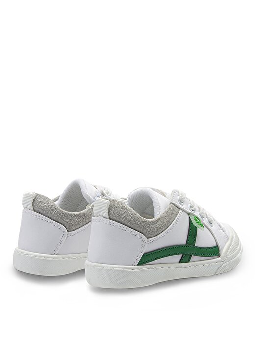 Benetton BN-1016 Düz Beyaz Erkek Çocuk Yürüyüş Ayakkabısı 4