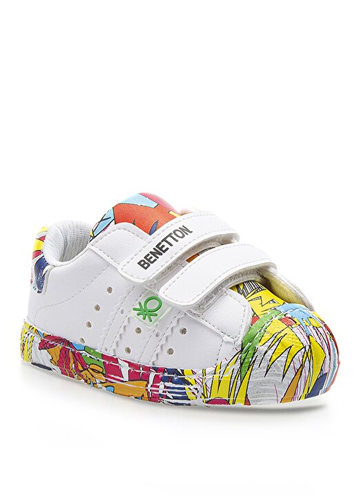 Benetton Beyaz Bebek Yürüyüş Ayakkabısı BN-1017 Beyaz 2