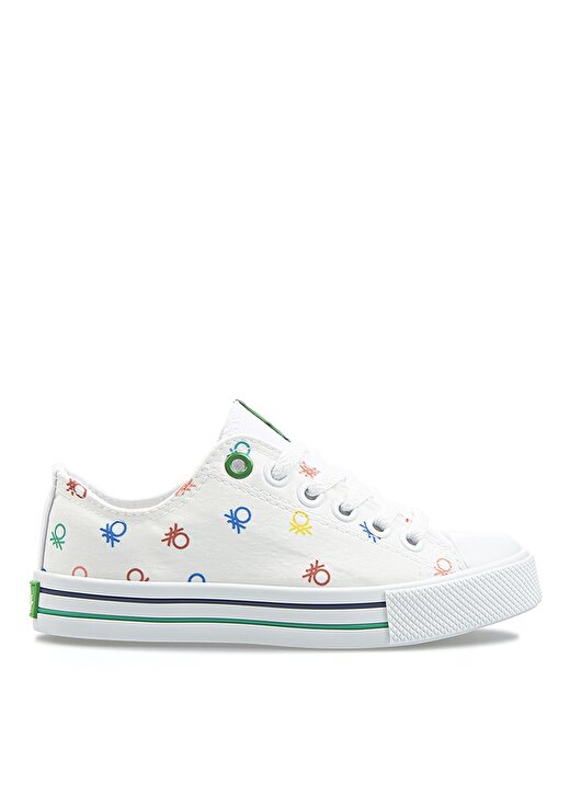Benetton Beyaz Kız Çocuk Yürüyüş Ayakkabısı BN-30186 1
