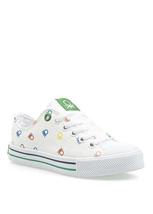 Benetton Beyaz Kız Çocuk Yürüyüş Ayakkabısı BN-30186 2