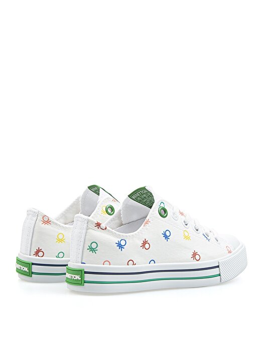 Benetton Beyaz Kız Çocuk Yürüyüş Ayakkabısı BN-30186 4