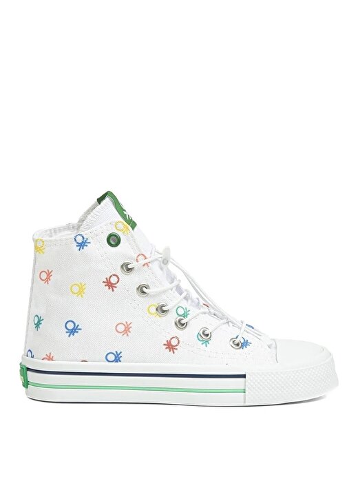 Benetton Beyaz Kız Çocuk Yürüyüş Ayakkabısı BN-30183 1