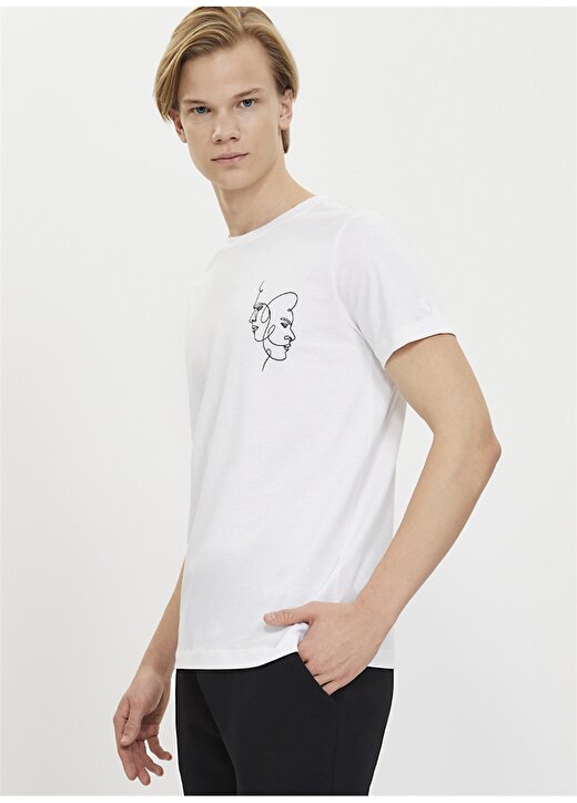 Westmark London Erkek Beyaz T-Shirt 1