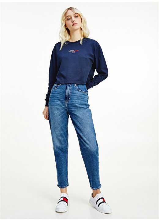 Tommy Jeans Mavi Kadın Denim Pantolon 1