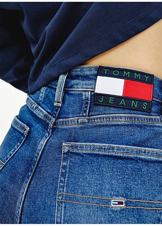Tommy Jeans Mavi Kadın Denim Pantolon 3
