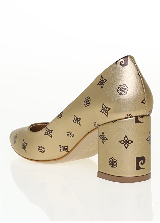 Pierre Cardin Altın Kadın Topuklu Ayakkabı PC-50176 2
