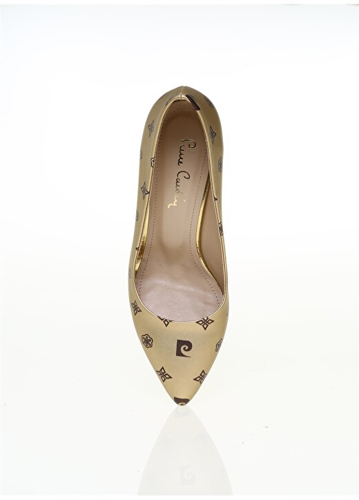 Pierre Cardin Altın Kadın Topuklu Ayakkabı PC-50176 4