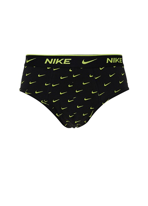 Nike 0000KE1006 Desenli Dar Siyah Erkekslip 1