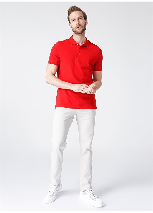 Beymen Business Polo Yaka Kırmızı Erkek T-Shirt 2