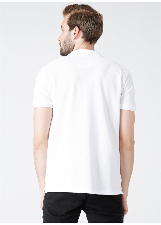 Beymen Business Polo Yaka Beyaz Erkek T-Shirt 4