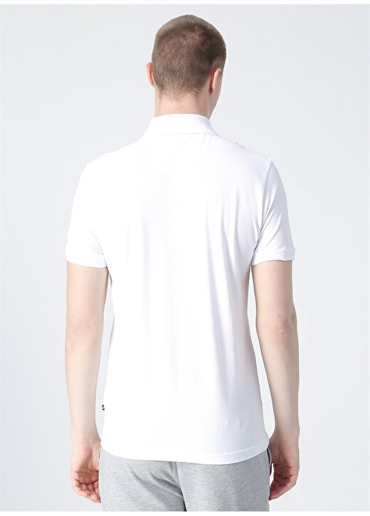 Nautica Erkek Beyaz Polo Yaka T-Shirt 4