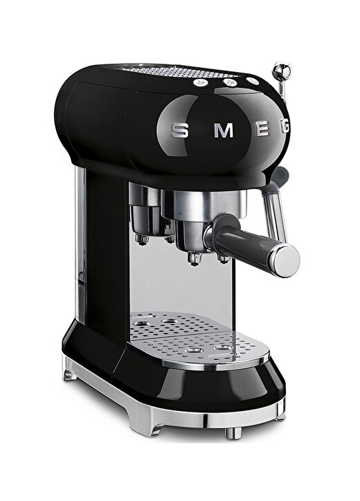 SMEG 50'S Style Retro ECF01BLEU Siyah Espresso Kahve Makinesi 1