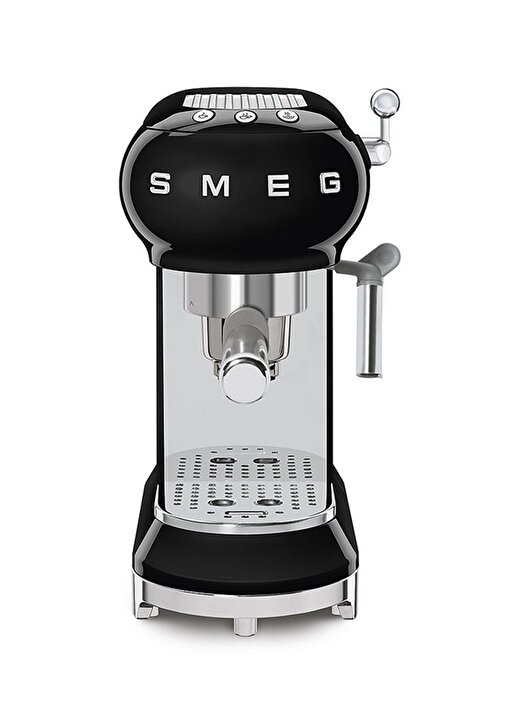 SMEG 50'S Style Retro ECF01BLEU Siyah Espresso Kahve Makinesi 3