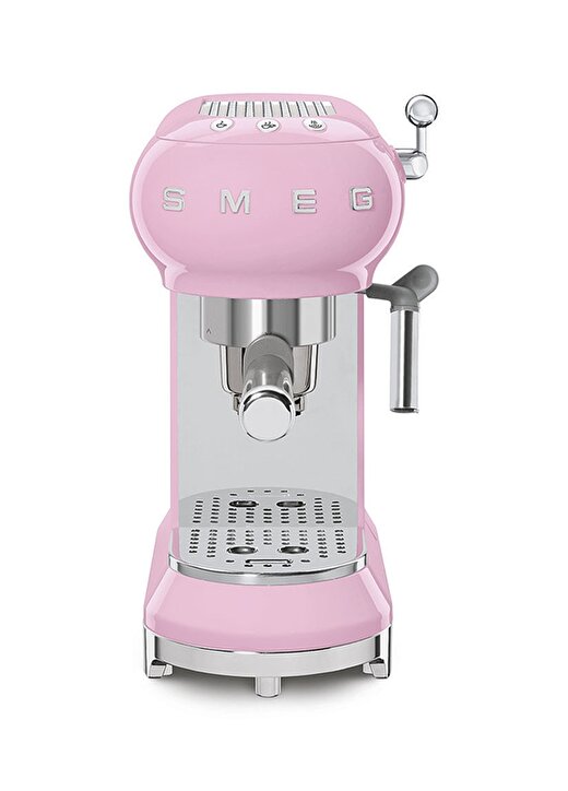 SMEG 50'S Style Retro Pembe ECF01PKEU Espresso Kahve Makinesi 4