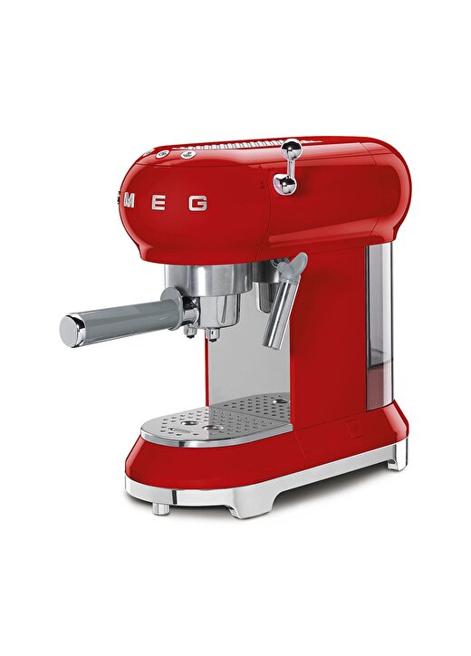 SMEG 50'S Style Retro Kırmızı Ecf01rdeuespresso Kahve Makinesi 2