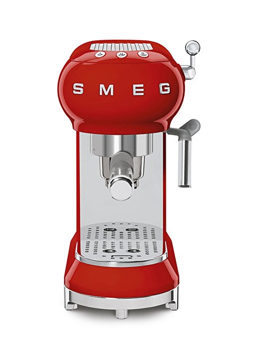 SMEG 50'S Style Retro Kırmızı Ecf01rdeuespresso Kahve Makinesi 3