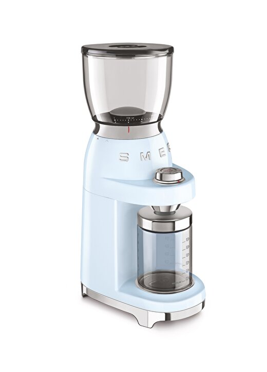 SMEG 50'S Style Retro Pastel Mavi CGF01PBEU Kahve Öğütme Makinesi 3