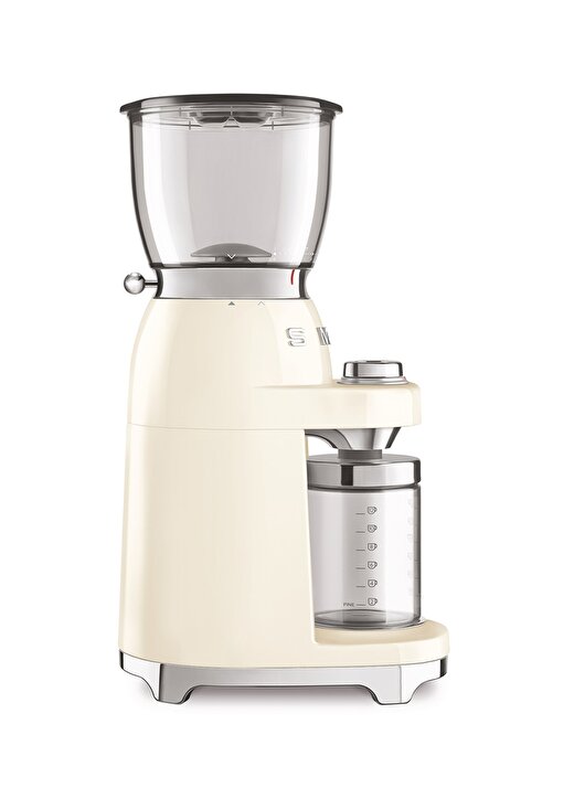 SMEG 50'S Style Retro Krem Kahve CGF01CREU Öğütme Makinesi 3