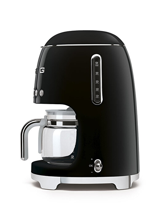 SMEG 50'S Style Retro Siyah DCF02BLEU Filtre Kahve Makinesi 3
