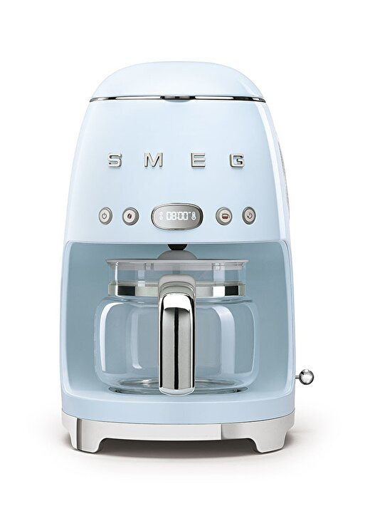SMEG 50'S Style Retro Pastel Mavi DCF02PBEU Filtre Kahve Makinesi 1