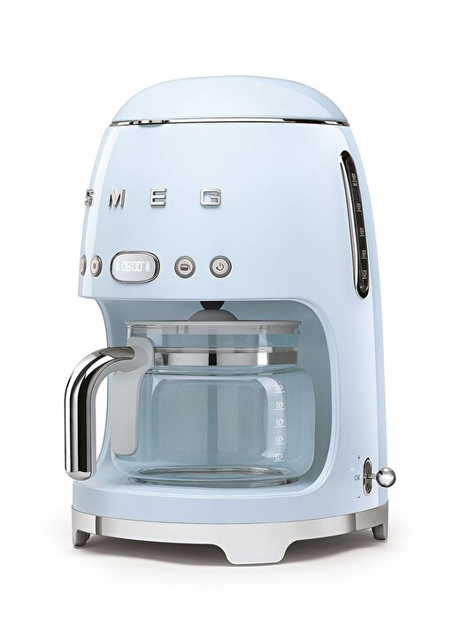 SMEG 50'S Style Retro Pastel Mavi DCF02PBEU Filtre Kahve Makinesi 2