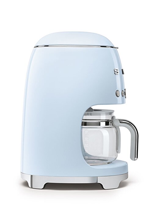 SMEG 50'S Style Retro Pastel Mavi DCF02PBEU Filtre Kahve Makinesi 4