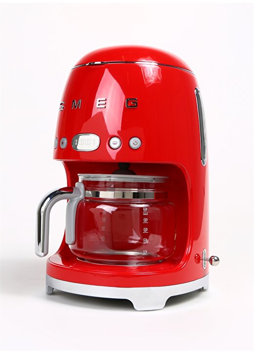 SMEG 50'S Style Retro Kırmızı Dcf02rdeufiltre Kahve Makinesi 2